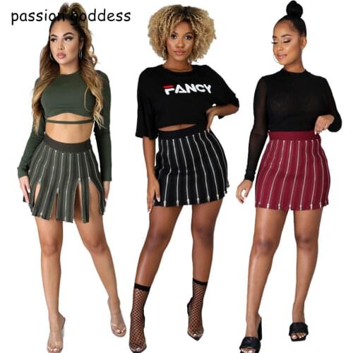 Passion Goddess Slit Pencil Skirts