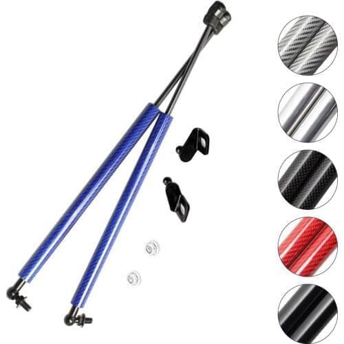 Lift Support Shock for Volkswagen T-Roc 2017-2020 Car Styling Front Hood Bonnet Modify Gas Struts Damper Absorber Carbon Fiber