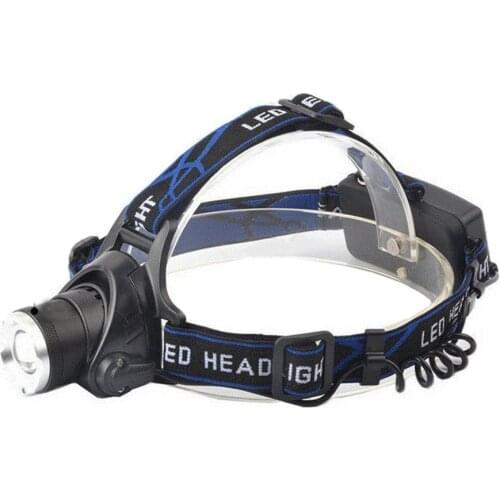 Portable Dual LEDs Zoom White + UV Light Headlamp Battery Powered Blacklight Outdoor for Camping Hiking Camping Equipment tools