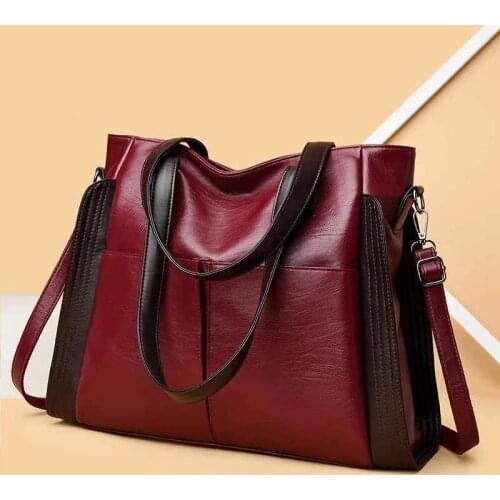 Casual Tote Bag Female Luxury Handbag Large Capacity Shoulder Bag for Women Ladies Vintage PU Leather Crossbody Bag Sac A Main