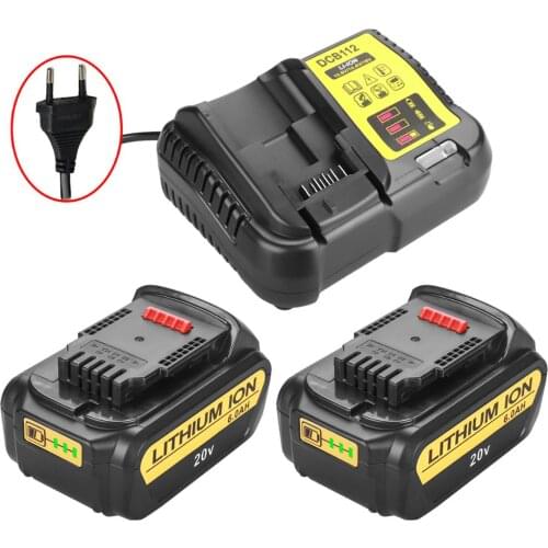 DCB200 20V 6Ah replaceable Li-ion battery compatible with Dewalt 18 Volt MAX XR power tools lithium Batteries