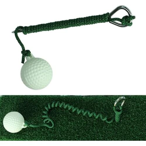 Rope Golf Ball Hit Shot Putting Training Practice Aid Swing Sports Practice Protable Easy Operation Sports and Entertain