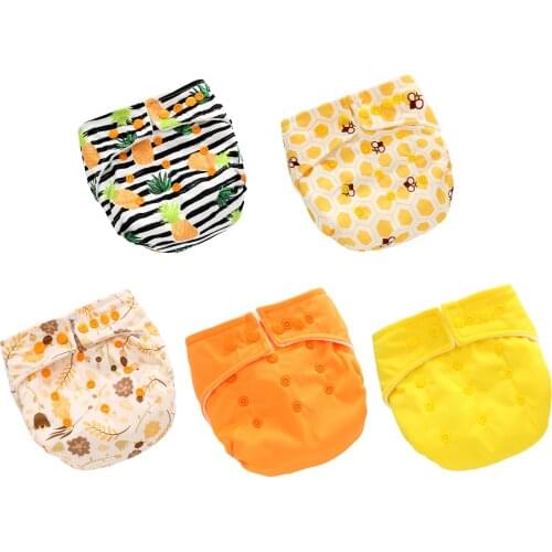 Waterproof Cloth Diapers Cotton Baby Training Pants Eco-friendly Reusable Baby Nappies Infants Panties Children Underwear Napper