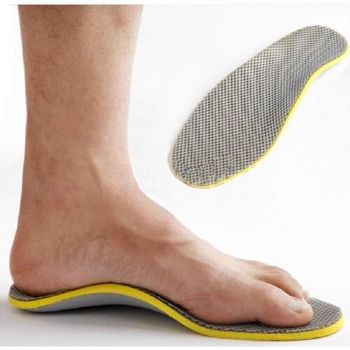 High Arch Shoe Pad Insole Men Orthopedic Insoles 3D Flatfoot Flat Foot S Orthotic Arch Support Insoles