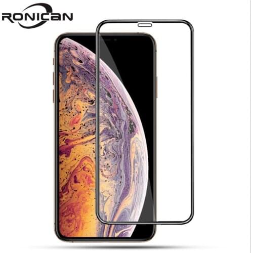 Full Cover 3D Fiber Soft Tempered Glass for iPhone XS iPhone Xs Max XR HD Screen Protector Protective Glass Film iPhone Xs Glass