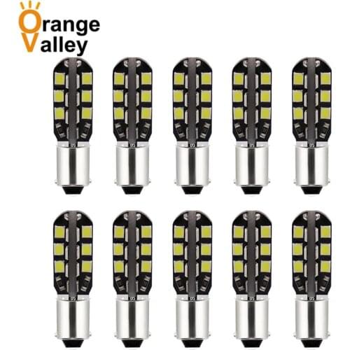 10pcs Ba9s T4w 24 2835 LED Bulb Car Styling Reading Light Side Marker Light White DC 12V