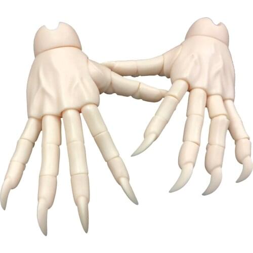 Flexible Jointed Hands Doll Body Accessory For 1/3 BJD SD Doll Normal Skin