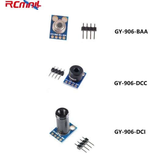 RCmall GY-906 MLX90614ESF BAA DCC DCI Contactless Temperature Sensor Module IR Sensor for Arduino