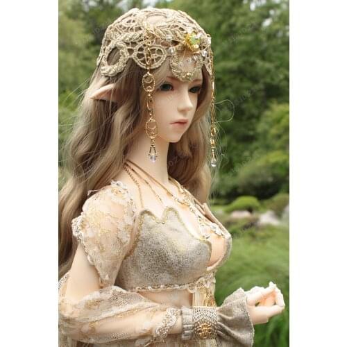 BJD 1/3 Exael ELF ohren beliebte bjd geschenk puppen harz zahlen kostenloser augen