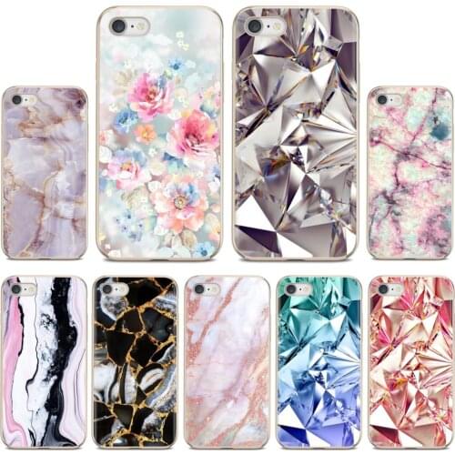 Gold Pink Rose Glitter Soft Case For Huawei Y6 Y5 2019 For Xiaomi Redmi Note 4 5 6 7 8 Pro Mi A1 A2 A3 6X 5X 7A