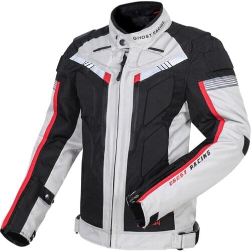 Large Mens Motorcycle Jacket Waterproof All-Weather Motocross Racing Gear