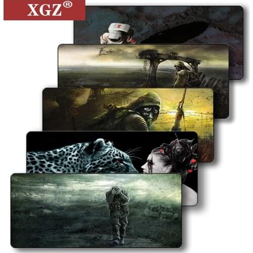 XGZ Elite Artistic Creative Large Mouse Pad, Suitable for Computer Gamers, Accessories Pad Non-slip 300x800mmx2mm 40x90cm csgo