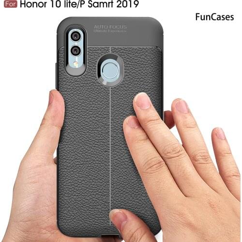 Lychee Shell Case For Huawei Y9 Prime 2019 Grid Cases P Smart Z Enjoy 10 Plus Nova 5i Pro Y7P 5 9 Mate 30 6 Y7 10S 10E SE 4 Y6