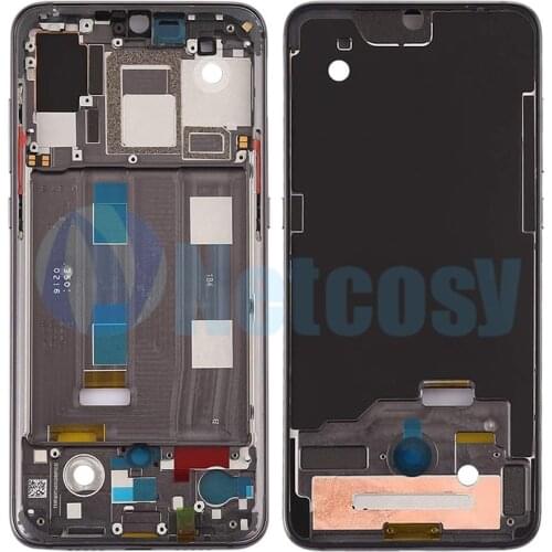 For Xiaomi Mi 9 Middle Frame Bezel Housing Cover Repair with Side Key For Xiaomi Mi9 Mid Plate Chassis Panel Case For Mi9