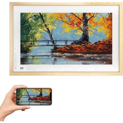 BOE igallery 21.5'' Large size wifi full hd 1080P lcd electronic art digital photo frame with remote control functions