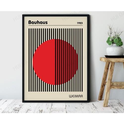 Bauhaus Art Poster, Exhibition Poster, Architecture Print, German Modernism Art, Neue Kunst, Abstract Art, Home Wall Decor