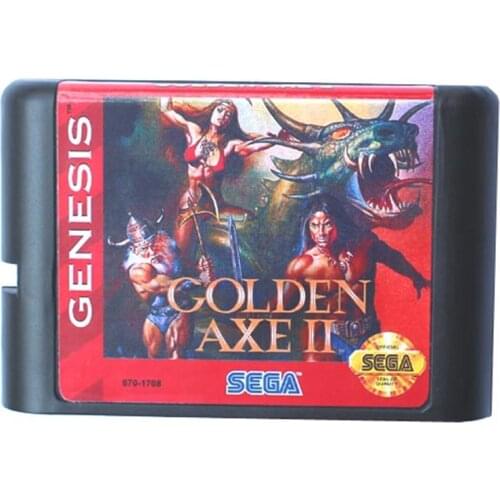 Golden Axe II 16 Bit Game Card For Sega Mega Drive & Sega Genesis