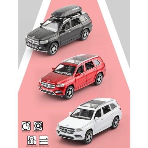 1:32 Scale CHI MEI GLS580 Alloy Simulation Car Model Five-Doors Toy Car With Roof Pull Back Boy Collection Gift 4S Shop Gift Car