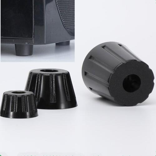 8pcs Conical rubber furniture legs Speaker Cabinet bed Table Box machine Increased feet shock pad Tile Floor Protectors