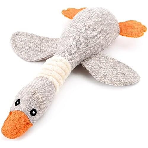 Hot Sell Pet Plush Wild Goose Toy Dog Squeak Toys