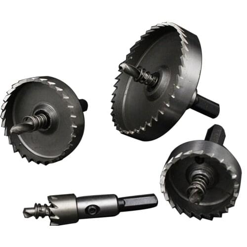 4241HSS Drill Bit 23-80mm Stainless Steel Drilling Kit for Holesaw Metal Cutter Wood Hole Saw Carpentry Tools