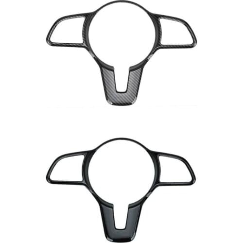 Car Steering Wheel Button Sticker Decorative Frame Set for C-Class E-Class Auto