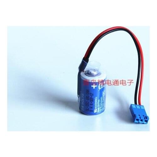 2PCS Germany SL-350 lithium battery 3.6V 1000mAh 1 / 2AA with plug SL350