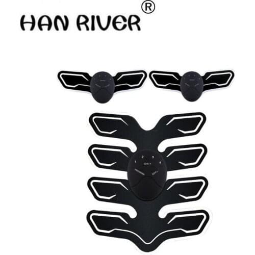 HANRIVER 2018 New hot selling intelligent fitness equipment abdominal muscle sticking muscle training abs slimming paste