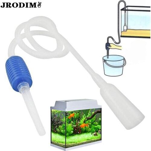 NEW Semi-automatic Aquarium Clean Vacuum Water Change Changer Gravel Aquarium Simple Fish Tank Vacuum Siphon Pump Cleaner