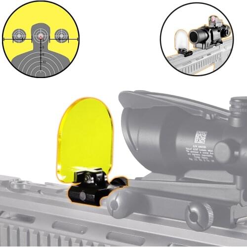 Jacht Airsoft Scope baffle Riflescopes Lens Protector Rood Groen Dot Bezienswaardigheden Lens Cover Protector 552 553 AR-15