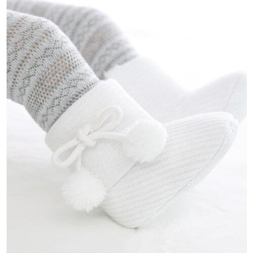 Autumn Baby Girl Boy First Walkers Cotton Boots Casual Cartoon Shoes Newborn Cute Non-slip Soft Sole Shoe