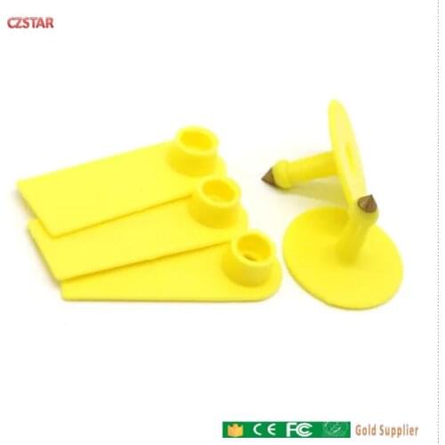 Passive ISO18000-6C RFID Long Range UHF Goat Rabbit Sheep Cow Cattle Animal Ear Tags for Livestock animal tracking