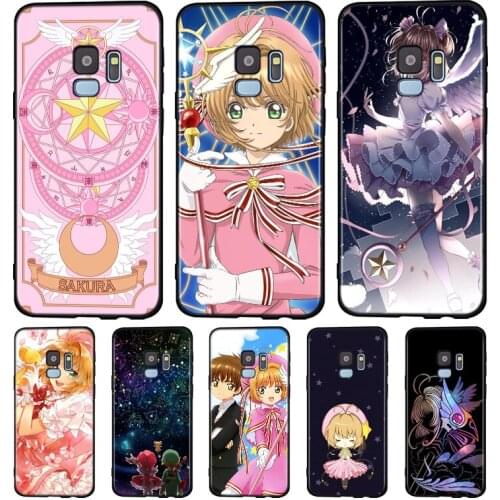 Card Captor Sakuras Anime Silicone Case For Samsung Galaxy A9 A8 A7 A6 A6S A8S Plus A5 A3 Star 2018 2017 2016 Phone Case