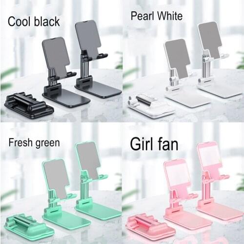 Mobile Phone Holder Tablet Folding Stand Support Below 12.9 Inches Phone Adjustable Angle Free Lift Portable Ipad Stand