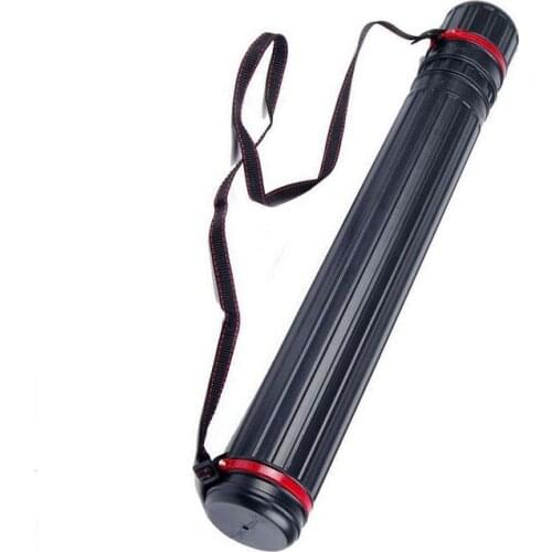 Archery Arrow Tube 63-105cm Telescopic Arrow Tube Arrow Holder Accommodate 20pcs Arrow Adjustable Back Strap Hunting Accessory