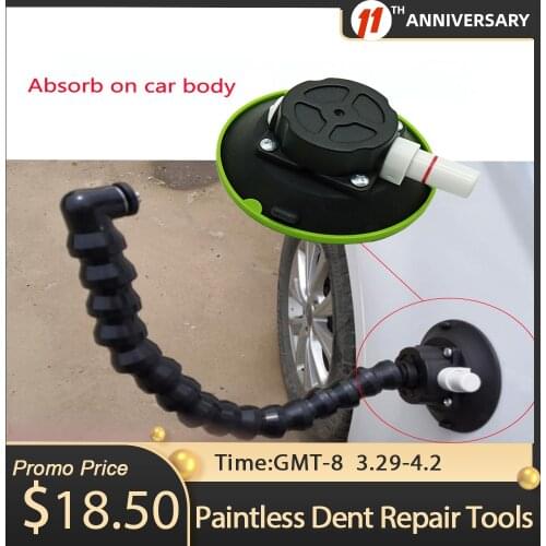 4.5 Inch Vacuum Suction Cup Hand Pump Base Paintless Dent Repair Suction Extractor Car Repair Tools