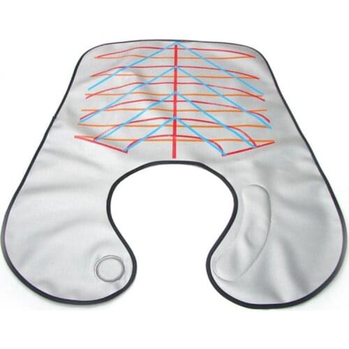 Salon Hairdressing Cutting Collar Waterproof PVC Hair Dye Cape Professional Hairdresser Hairdresser Cape for Hair Cutting Sliver