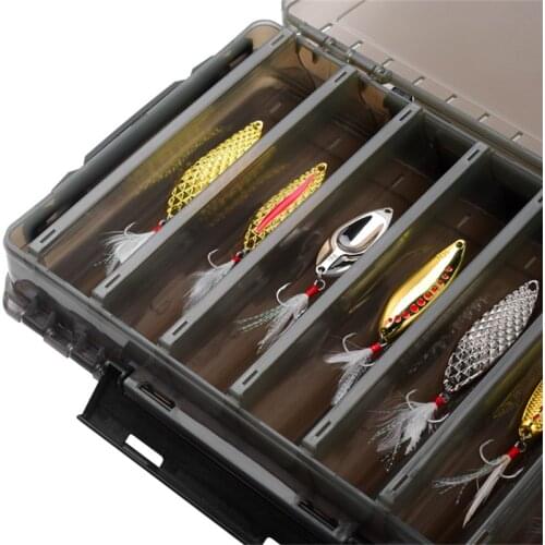 Fishing Tackle Box Trays Dividers Fishing Soft Bait Lure Hooks Accessories Storage Organizer Fishing Lure Boxes Accessories