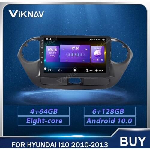 Android Auto Radio GPS Navigation For Hyundai I10 2010 2011 2012 2013 LHD RHD Car head unit Car DVD multimedia Player 9 inch