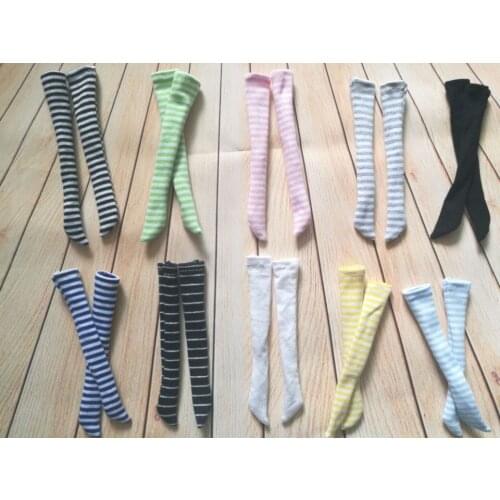 Free shipping handmade 3pair/lot Doll Stocking for Blyth Pullip licca azone Momoko 1/6 Doll Clothes Doll socks Accessories
