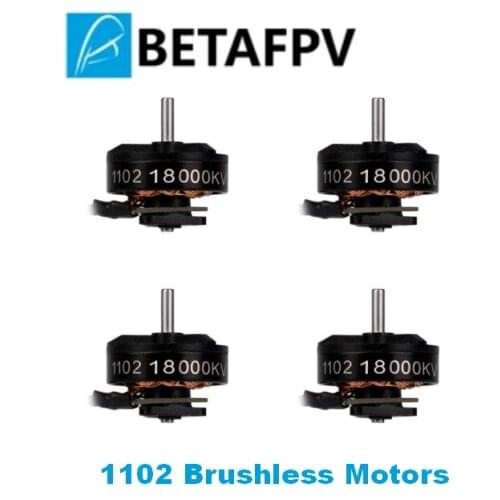 BETA FPV 1102 Brushless Motors 18000KV High Efficiency Longer Flight Time for RC Racing Drone Toy Airplane