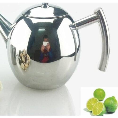 Stainless steel teapot with filter Hotel restaurant teapot restaurant tea kettle coffee pot kitchen tools