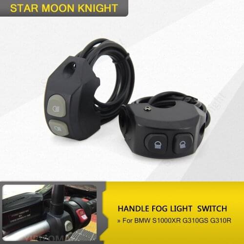 For BMW S1000XR G310GS G310R G310 S R handle LED fog light spotlight windshield lift switch button control relay