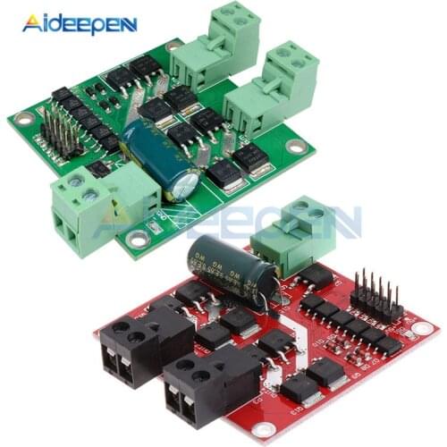 160W 7A 12V 24V Dual Channel DC Motor Driver Module H-bridge L298 Logic Control Signal Optocoupler PWM Drive Reversing Braking