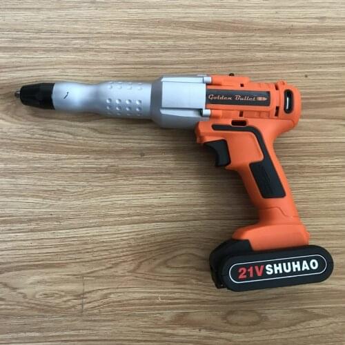 Power tool 2.4-4.8mm rechargeable rivet gun DC high power one-key start operation