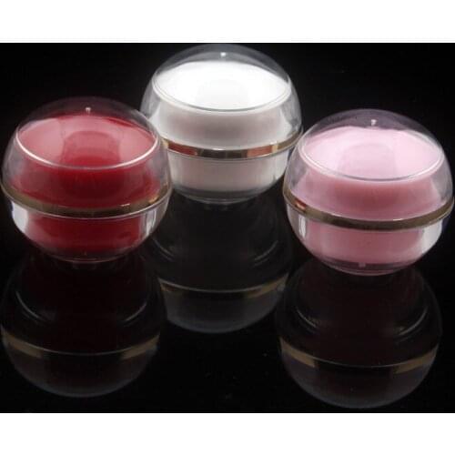 5g/5ml ball shape Jar Portable Cosmetic Empty Jar Pot Eyeshadow Makeup Face Cream Container200pcs/lot