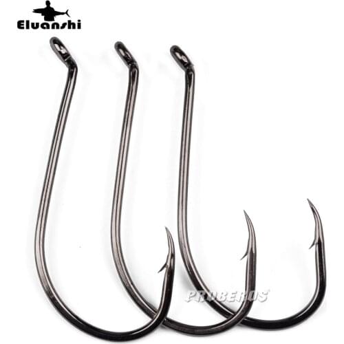 20-50pcs hooks accessories swivells barbless jig head fish machine triple bulk tackle double saltwater stainless steel quick