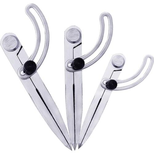 LMDZ Adjustable pacing Gauge Line Drawing Device Snap fitters draw compasses wood industry classified edge trimmer leather tool