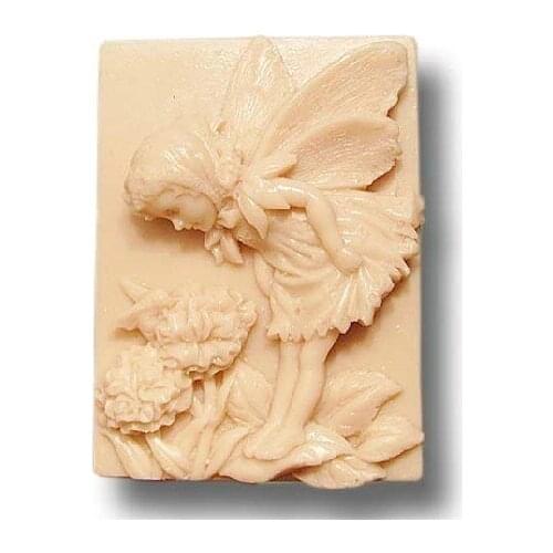 Soap mould handmade soap silica gel mould candle soap silicone mold for DIY , stoop angel