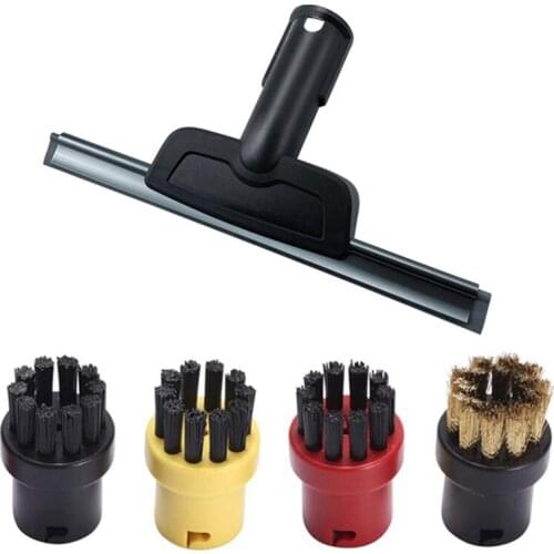 For Karcher SC2 SC3 SC4 SC5 CTK10 CTK20 Window Nozzle Scraper Round Brush for Steam Cleaner Mirrors Moisture,Clean Slit